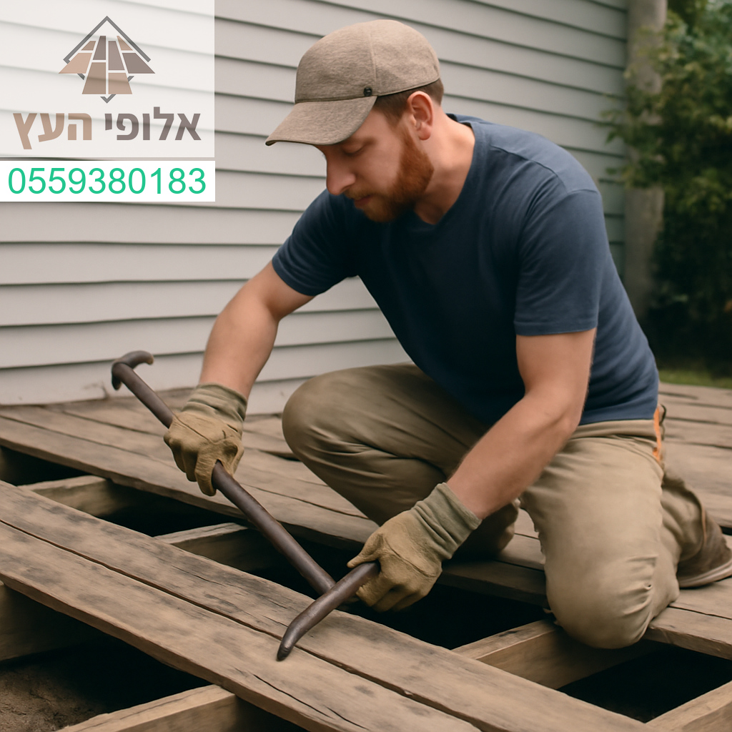 פירוק דק מקצועי, מדויק ובטיחותי – השלב הראשון לקראת חידוש מושלם עם אלופי העץ.