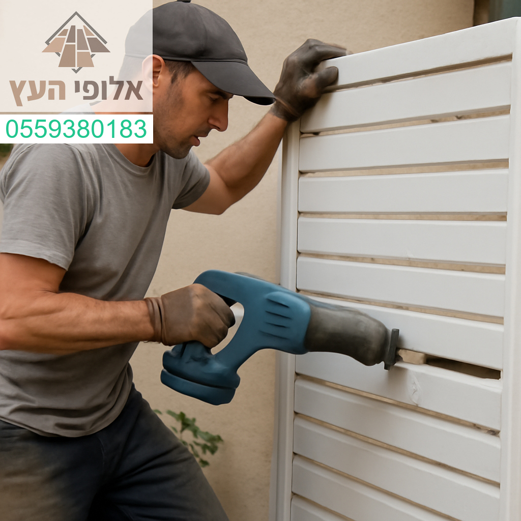 פירוק מקצועי ומדויק של גדר אלומיניום – איכות, ניסיון ותוצאה מושלמת בכל שלב.