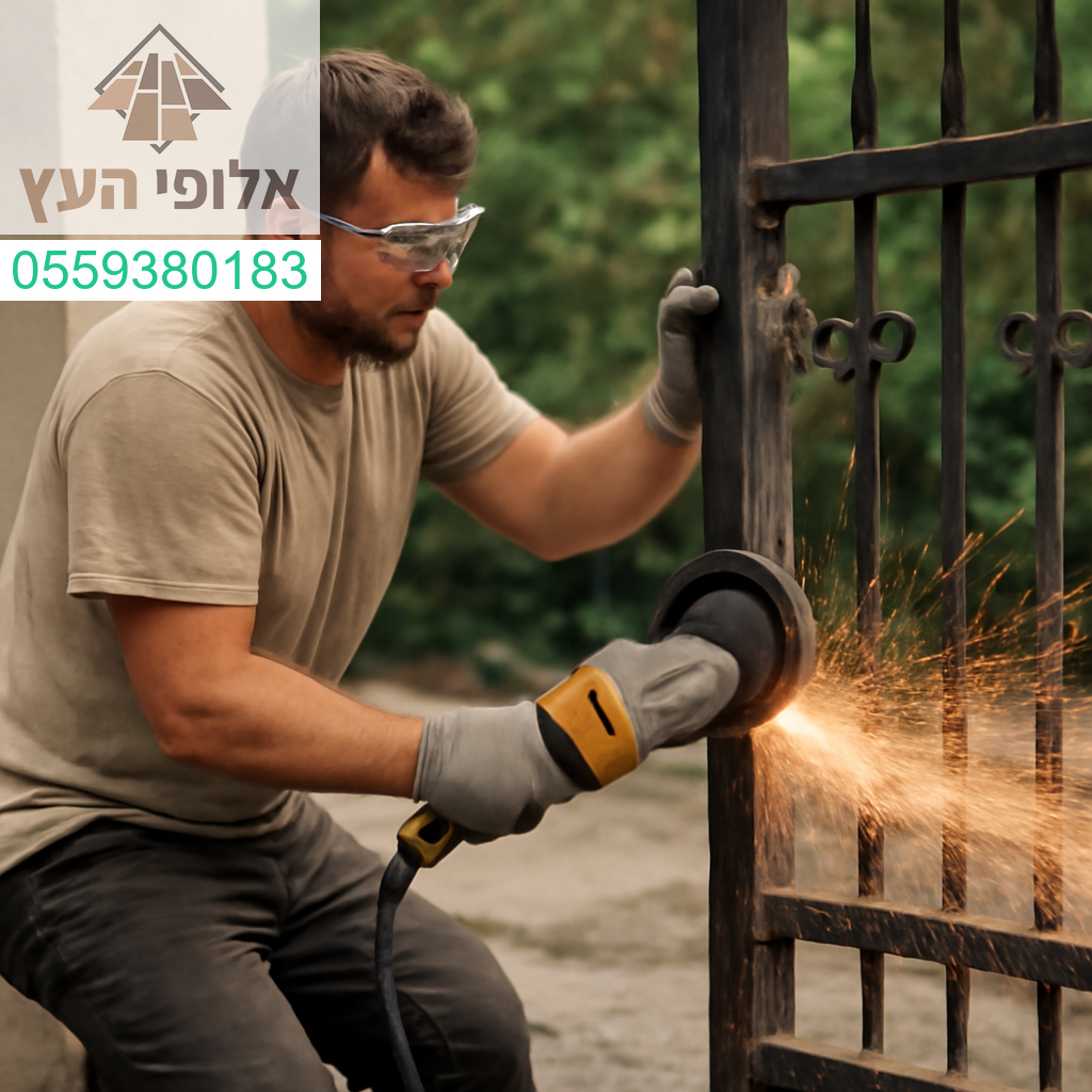 פירוק מקצועי של שער ברזל – דיוק, עוצמה וביצוע ברמה הגבוהה ביותר.