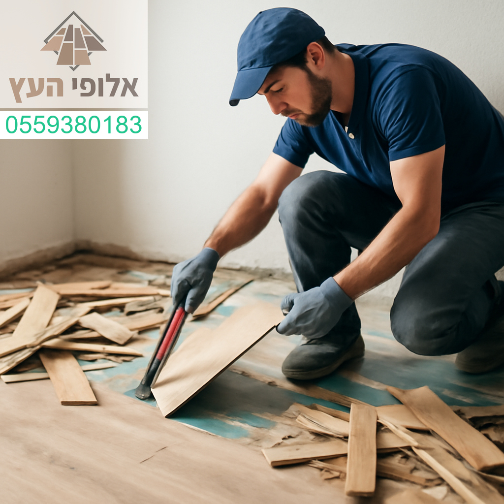 פירוק פרקט מקצועי, מדויק ונקי – הדרך הבטוחה להתחלה חדשה ברצפת הבית.