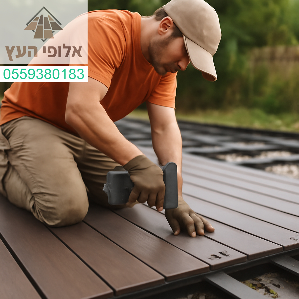 התקנה מקצועית של דק סינטטי ברמת גימור מושלמת – שילוב של עיצוב, עמידות ואיכות ללא פשרות.