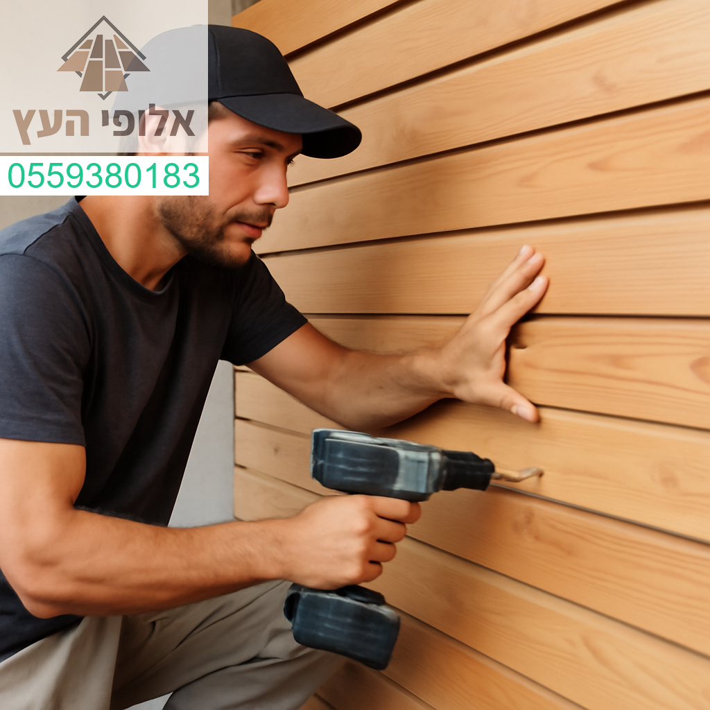 חיפוי עץ מדויק בעבודת יד מקצועית – איכות ללא פשרות בדרך לקיר המושלם.