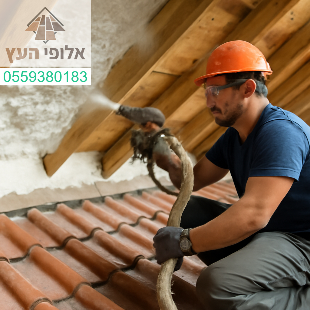 בידוד תרמי מתקדם לגג רעפים – עבודה מקצועית ברמה הגבוהה ביותר לשמירה על בית חם וחסכוני באנרגיה.