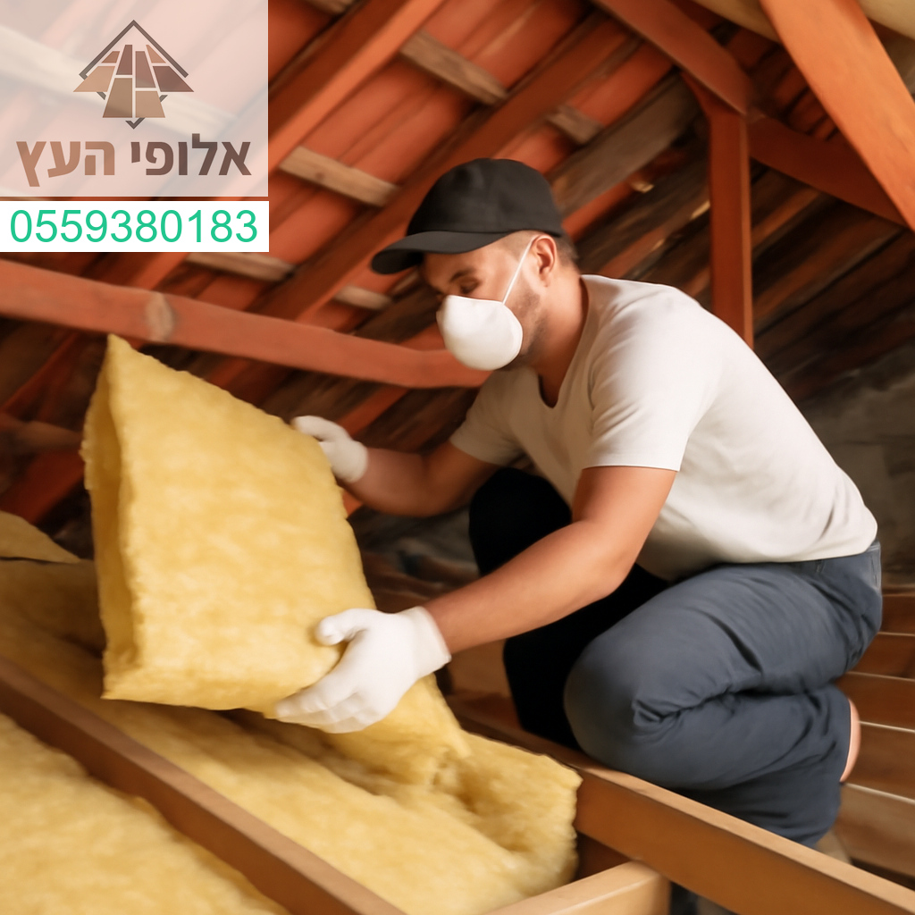 בידוד תרמי מקצועי לגג רעפים – שומר על חום בחורף וקרירות בקיץ, לחיסכון באנרגיה ונוחות מרבית.