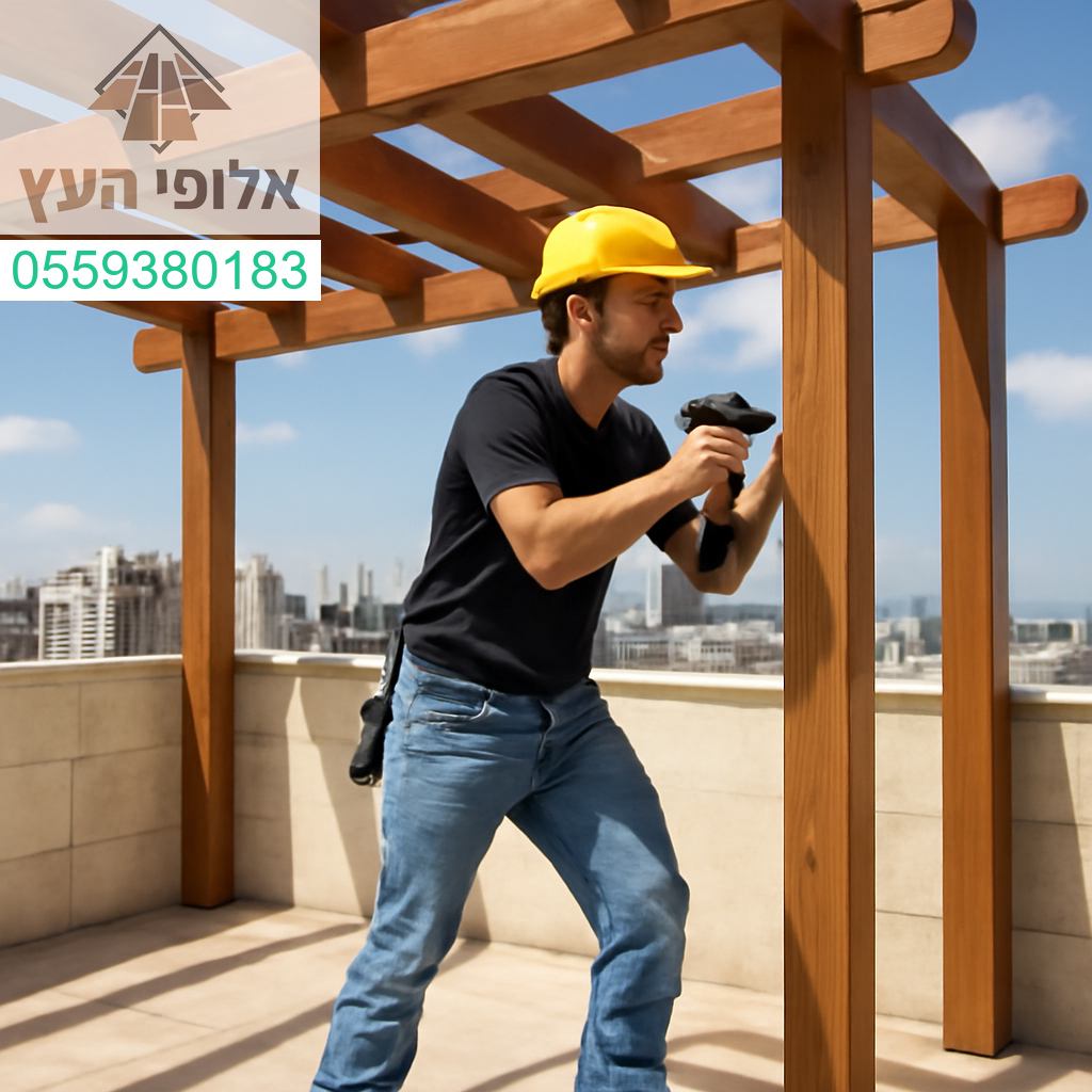 פרגולה יוקרתית לפנטהאוז – שילוב מושלם של עיצוב, איכות ונוף עוצר נשימה. 💎🌇
📞 055-9380183 | אלופי העץ