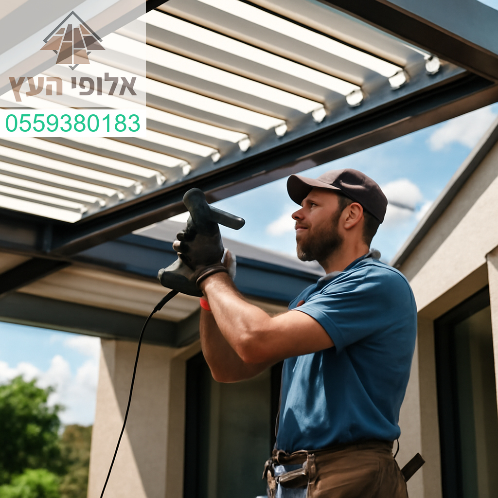 פרגולה נאספת בעיצוב יוקרתי ובאיכות בלתי מתפשרת – פתרון מושלם להצללה חכמה בכל עונה.