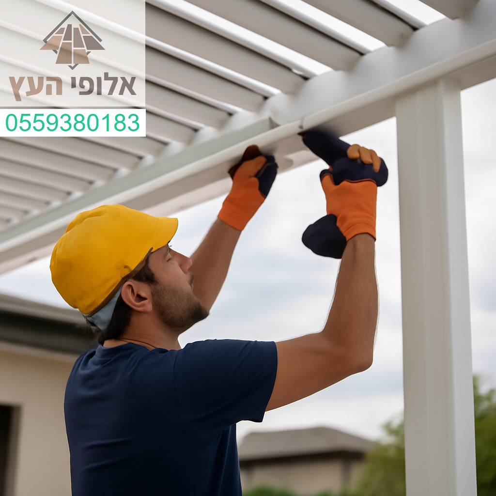 פרגולה מתכווננת בעיצוב יוקרתי – שליטה מושלמת באור ובצל, באיכות בלתי מתפשרת.