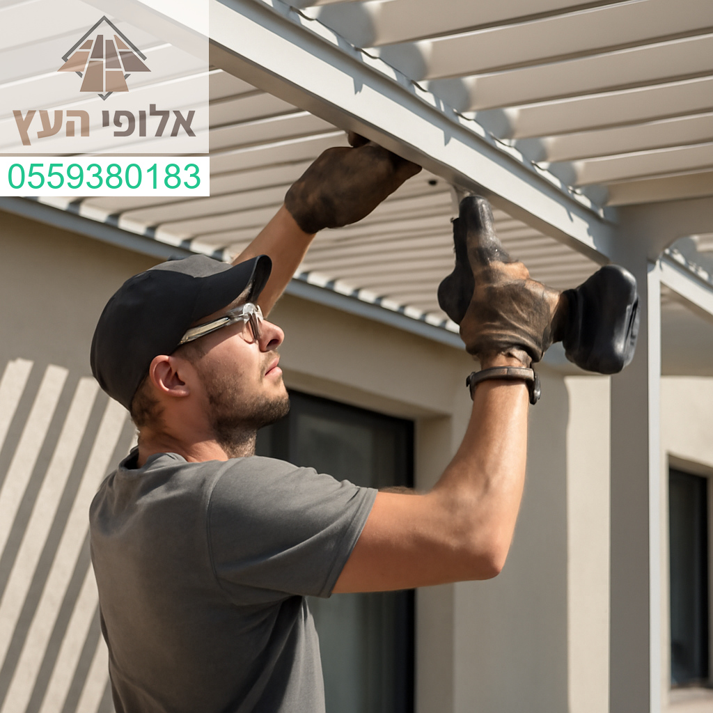 פרגולה מתכווננת בעיצוב מרהיב ובאיכות בלתי מתפשרת – פתרון הצללה חכם ומודרני לכל עונה.