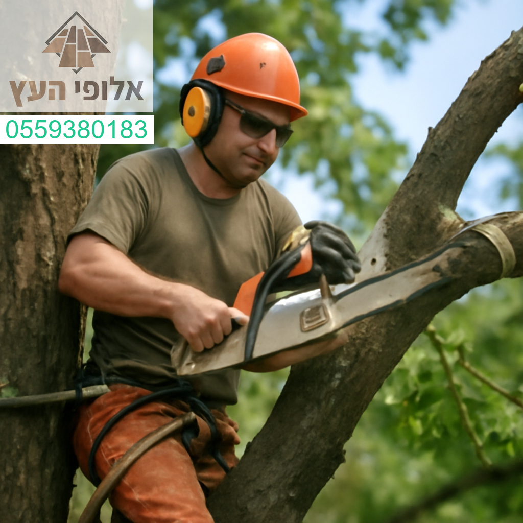 גיזום מקצועי, בטיחות ללא פשרות – אלופי העץ דואגים לעץ שלך כמו למלך! 🌳✂️