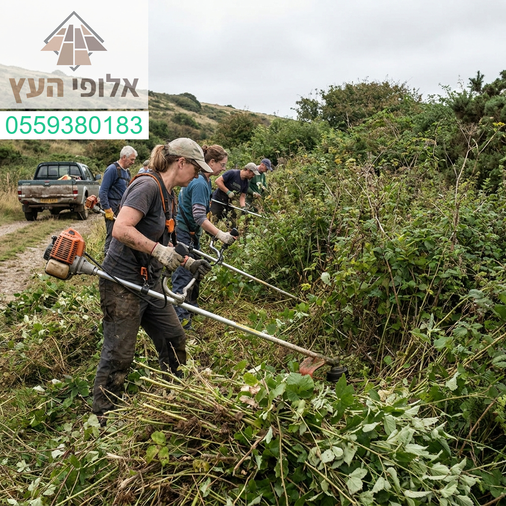 מקצועיות ללא פשרות בניקוי צמחייה ושיקום שטחים למראה נקי ומטופח