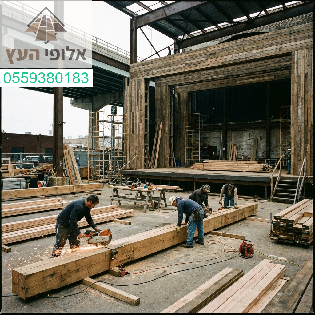 מומחיות בבניית במות עץ מרשימות ומקצועיות לכל סוג של כנס או אירוע בסטנדרט הגבוה ביותר