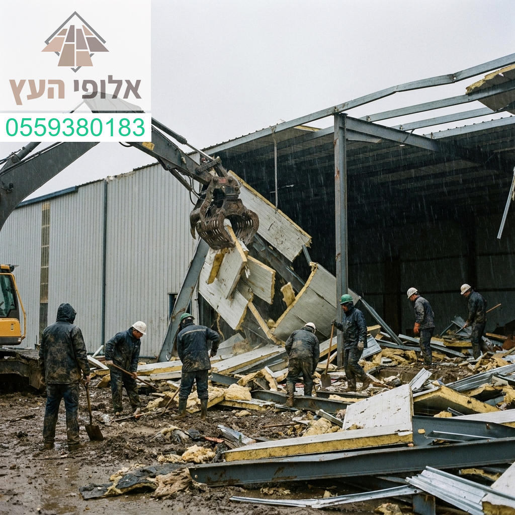 מומחיות בפירוק מבני פאנלים המשלבת עוצמה מקצועית דיוק מוחלט ושמירה קפדנית על סטנדרטים גבוהים של בטיחות ואיכות