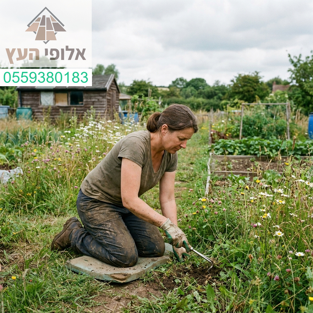 ניכוש עשבים מקצועי לשמירה על גינה ירוקה, מטופחת ומרהיבה לאורך כל השנה