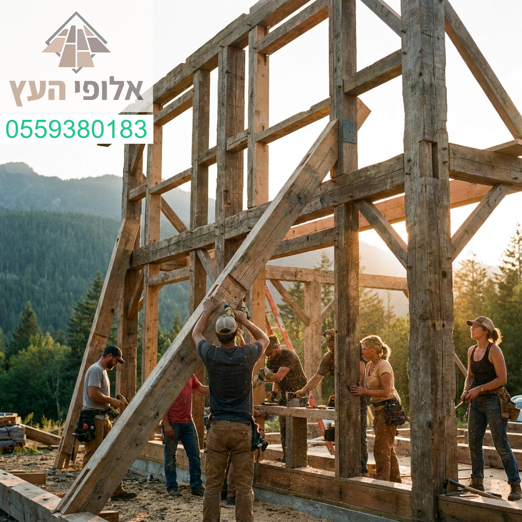 יצירת מבנים עוצמתיים בשיטת קיר כוח מעץ איכותי המשלבת חוסן אדריכלי עם אומנות ודיוק לתוצאה מושלמת