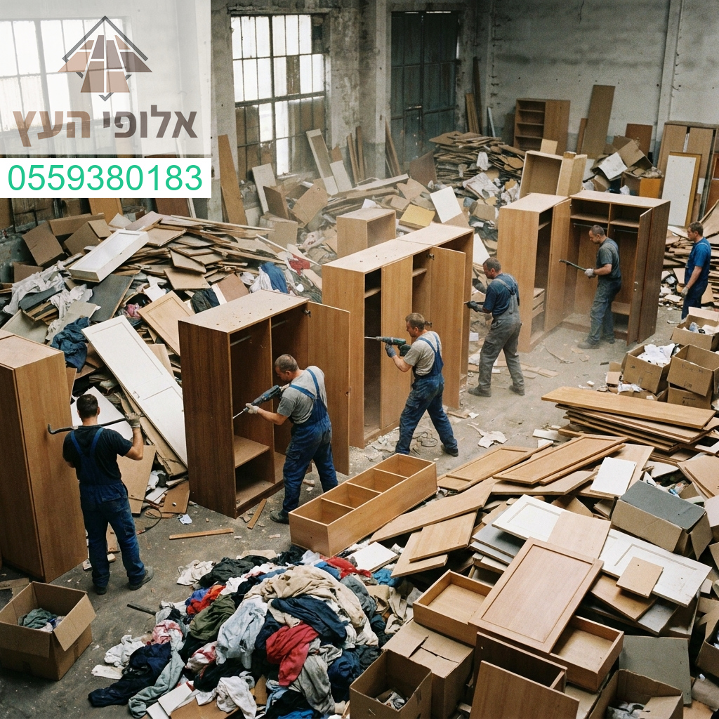 מומחים לפירוק ואריזה של ארונות בגדים בסטנדרט מקצועי ואיכותי ללא פשרות