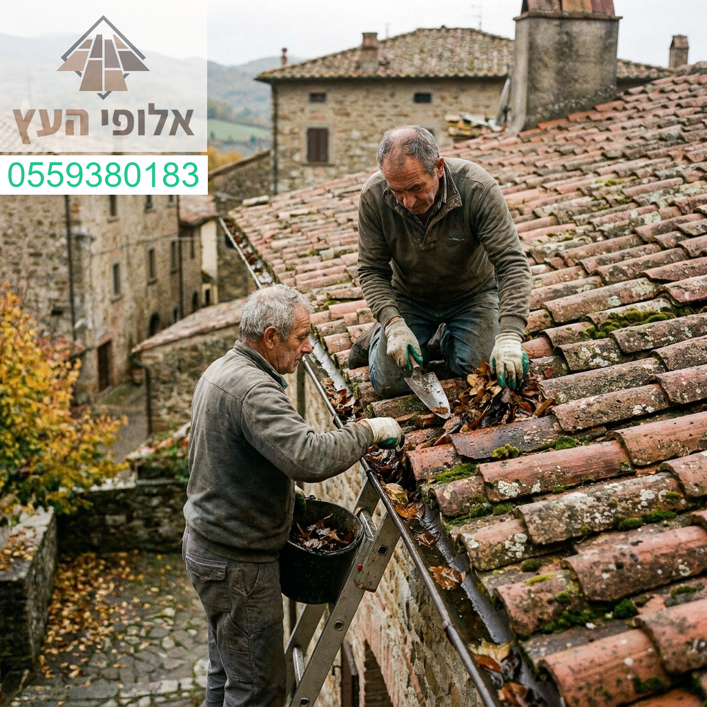שירות ניקוי מרזבים מקצועי ואיכותי להבטחת תקינות הגג והגנה מלאה על הבית מפני נזקי הגשמים