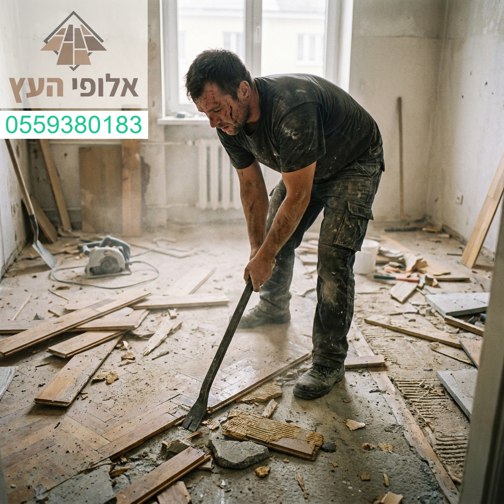 מומחים בפירוק פרקט עץ מודבק בעבודה מקצועית יסודית ואיכותית ביותר