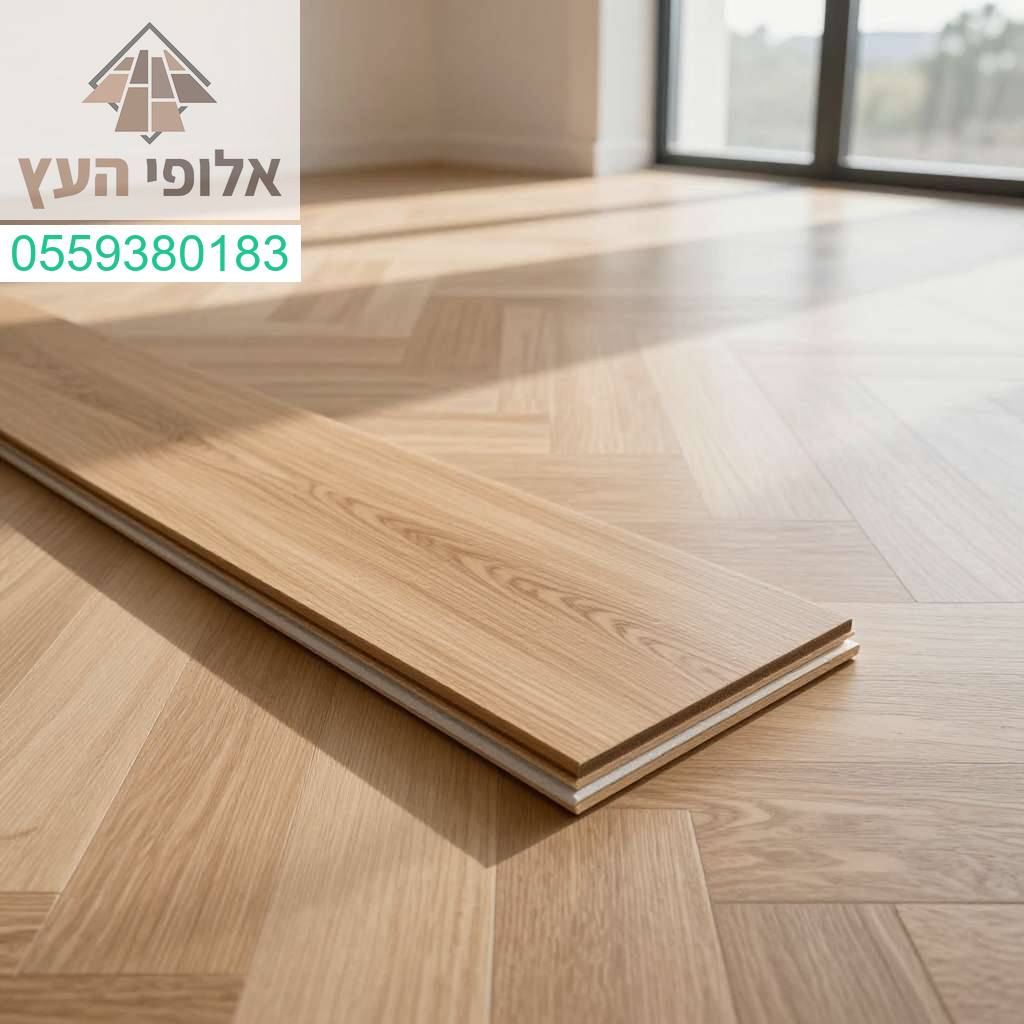 פרקט איכותי בשיטת התקנה צפה למראה יוקרתי ועמידות מקסימלית לדירות שכורות