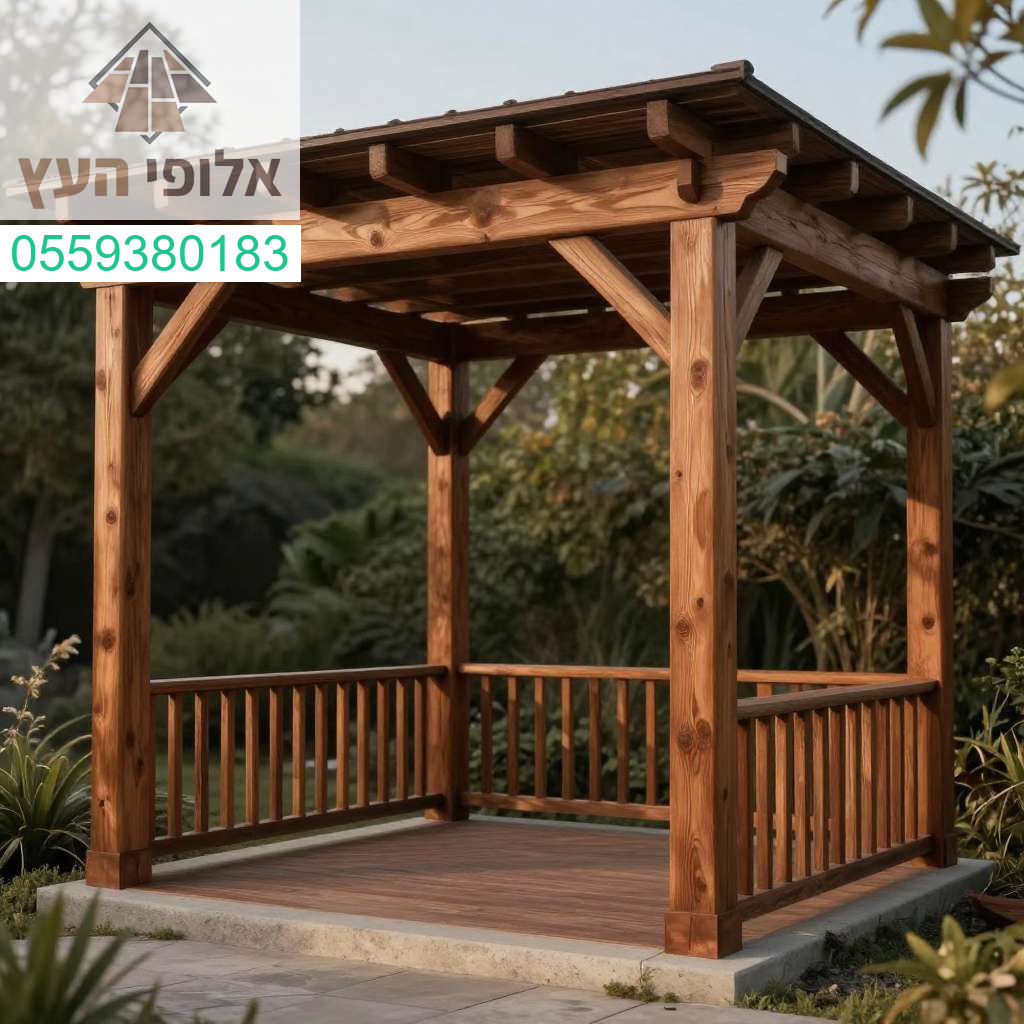 פרגולות עץ יוקרתיות ומעוצבות בלוד לשדרוג מושלם של החצר עם איכות ללא פשרות וסטנדרט בנייה גבוה