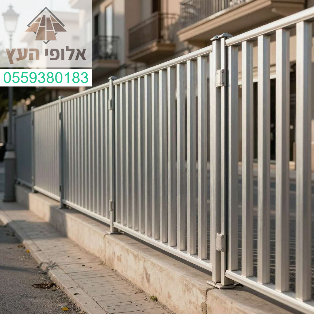 גדרות אלומיניום יוקרתיות ומעוצבות ברמלה המשלבות איכות ללא פשרות עם מראה מודרני ומרשים