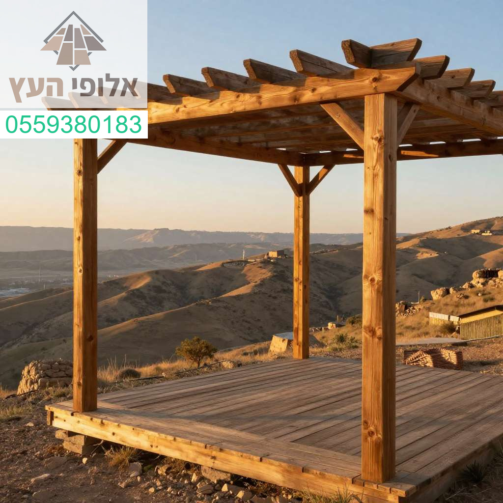 פרגולות ודקים איכותיים בקצרין המעניקים לחצר שלכם מראה יוקרתי ונוף עוצר נשימה