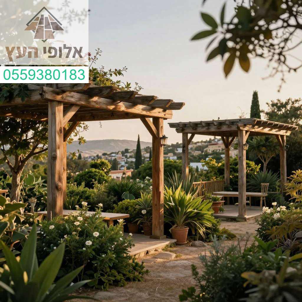 פרגולות עץ יוקרתיות ומעוצבות בכרמיאל המעניקות לגינה שלכם מראה אסתטי ואיכותי שמשדר נוחות וסטייל בלתי נשכח