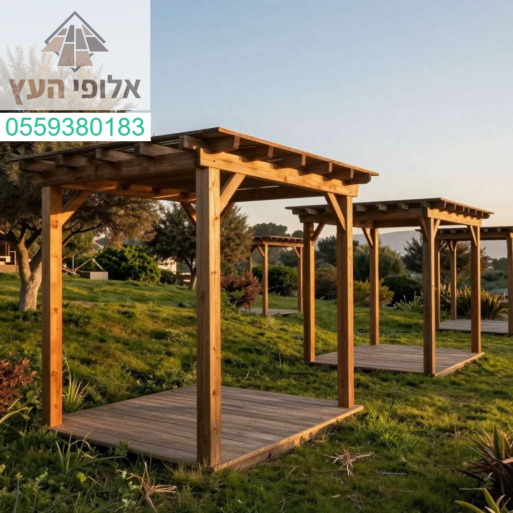פרגולות עץ יוקרתיות בכרמיאל המעניקות לחצר שלכם שדרוג עיצובי מרהיב ואיכות ללא פשרות