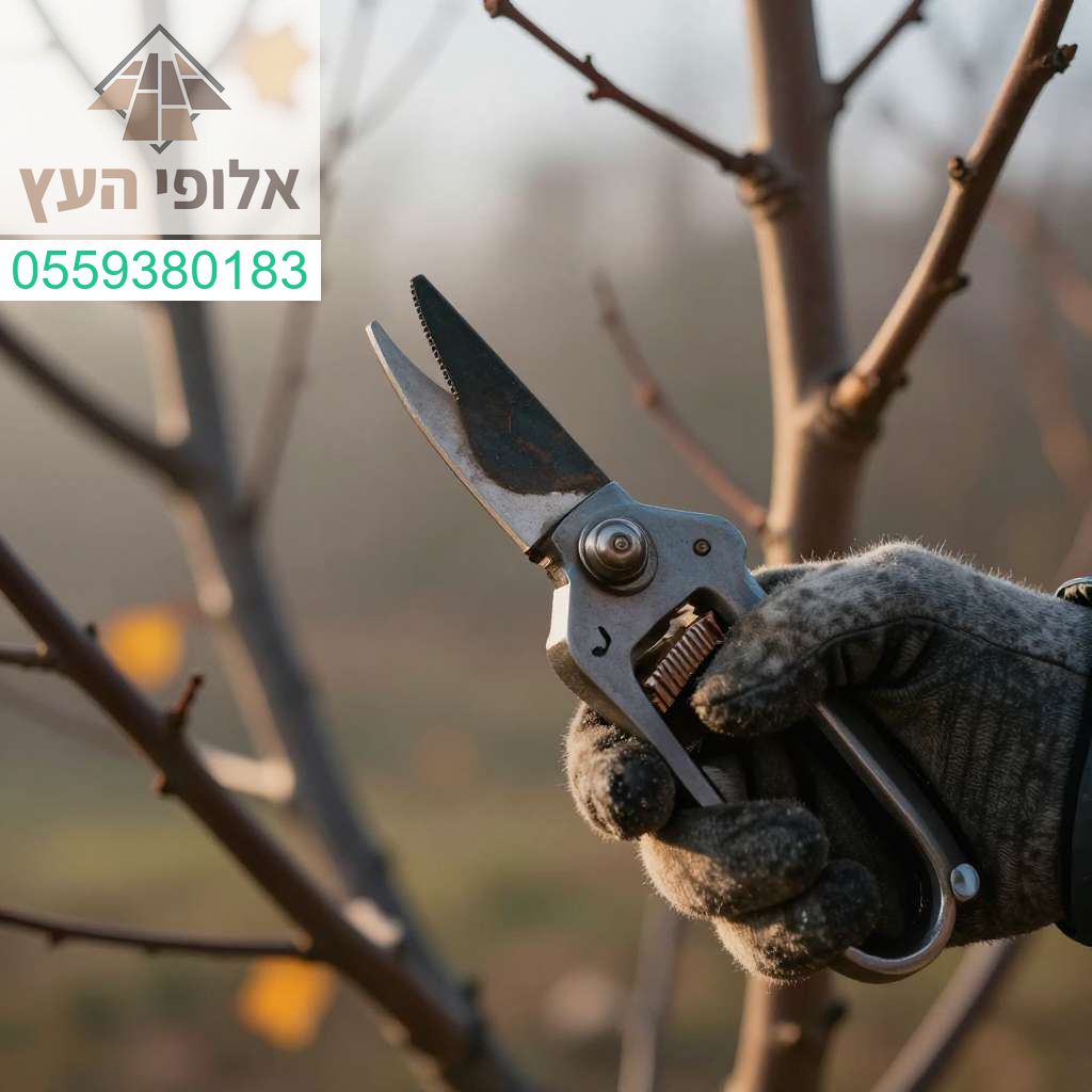 דילול ענפים מקצועי לקראת החורף לעץ חזק ובריא יותר