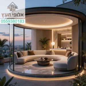שילוב מושלם של יוקרה ועיצוב מודרני המעניק לחלל הגג שלכם נוף עוצר נשימה וחוויה בלתי נשכחת בסטנדרט העץ הגבוה ביותר